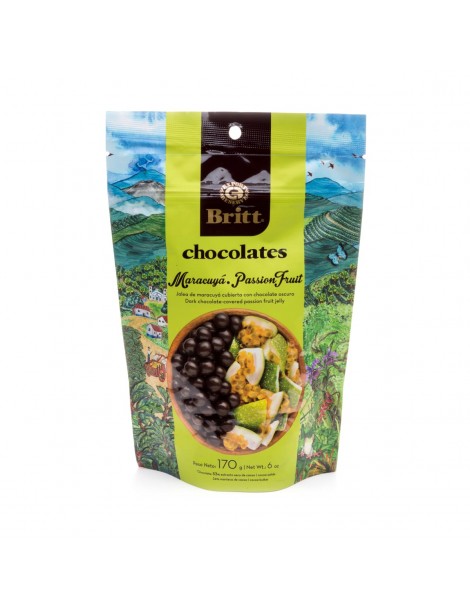 Passion Fruit Covered With Dark Chocolate (170g)